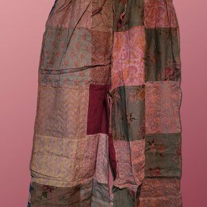 Wevez Patchwork Hippie Festival Pants Pink & Magenta Boho Yoga Urban Outfitters